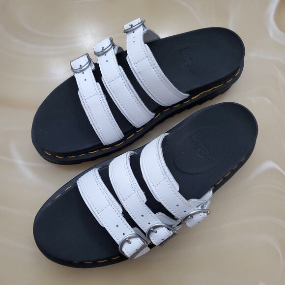 Dr. Martens White and Black Sandals - Picture 7 of 16